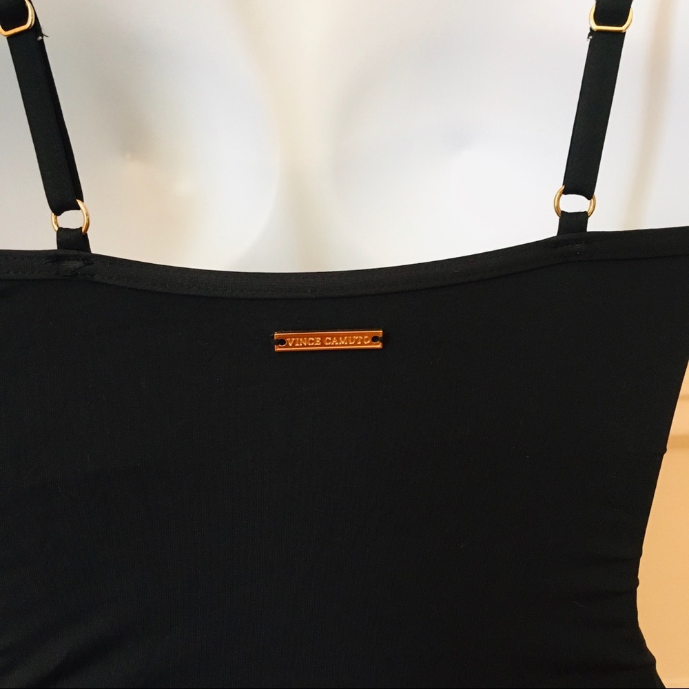 Vince Camuto Swimsuit Size 4 color Black - Picture 6 of 9
